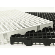 Palete/pallets/pisos E Estrados Em Plastico-50x25x2,5-branco