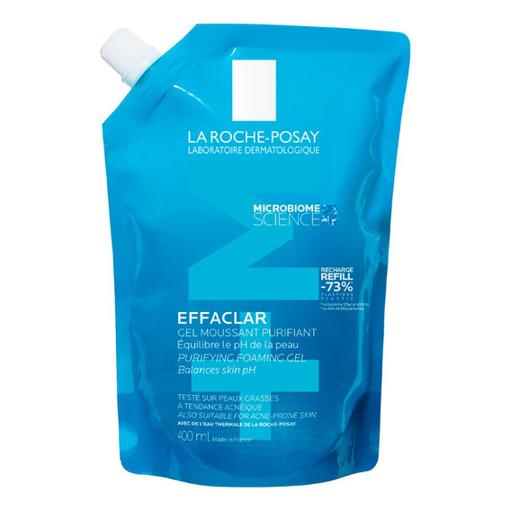 Limpiador Facial La Roche Posay Effaclar Gel + M Purificante Refill 400 ml