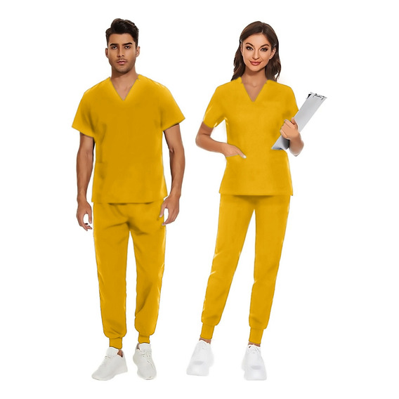 Ambos Sanitario Uniformes Medicos Unisex Con Puño 