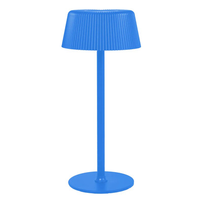 Lámpara De Mesa Led Cct Dimer Usb-c Azul Mks Azul