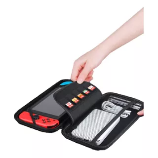 Kit Funda + Vidrio + Full Accesorios Nintendo Switch Oms