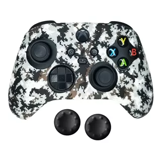 Xbox Series S X Funda Silicon Control Camuflaje Thumb Grips