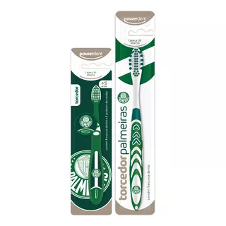 Kit Torcedor Palmeiras Adulto E Infantil Powerdent Original