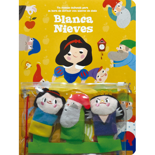 Fire Tale Fingerpuppets: Blanca Nieves, de Varios autores. Serie Fire Tale Fingerpuppets: El Libro De La Selva Editorial Jo Dupre Bvba (Yoyo Books), tapa blanda en español, 2020
