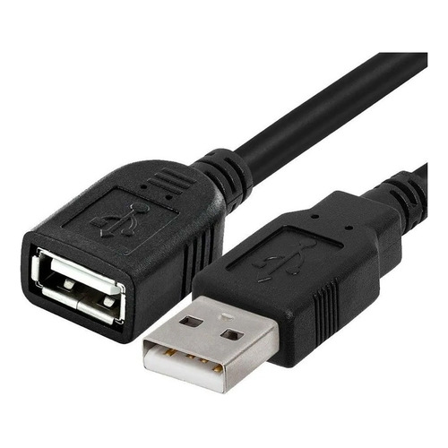 Cable Extensión Usb 1 Mts - Otec Color Negro