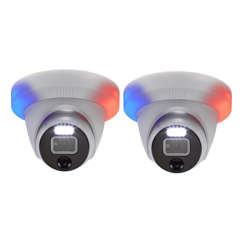 2 Pack Swann Cam 4k Domo Swpro-4kder Extra P/ Dvr Color Blanco