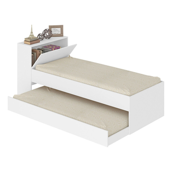 Cama Marinera Con Baulera + Mesita De Luz + Colchon