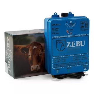 Eletrificador De Cerca Rural Zk200 200km Zebu Regulagem 110v/220v