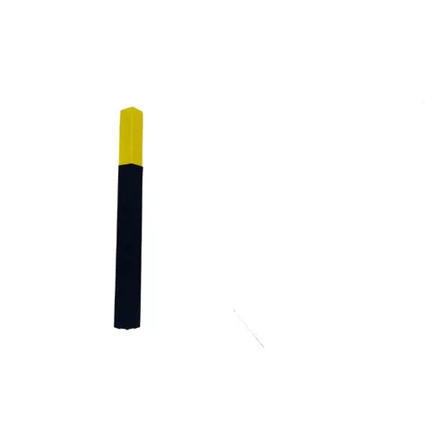 1 protector de esquina, columna de garaje, coche de condominio, 82 cm,  color negro y amarillo