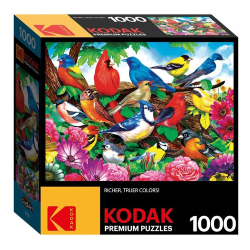 Rompecabezas Kodak Premium Friendly Birds 421027 de 1000 piezas