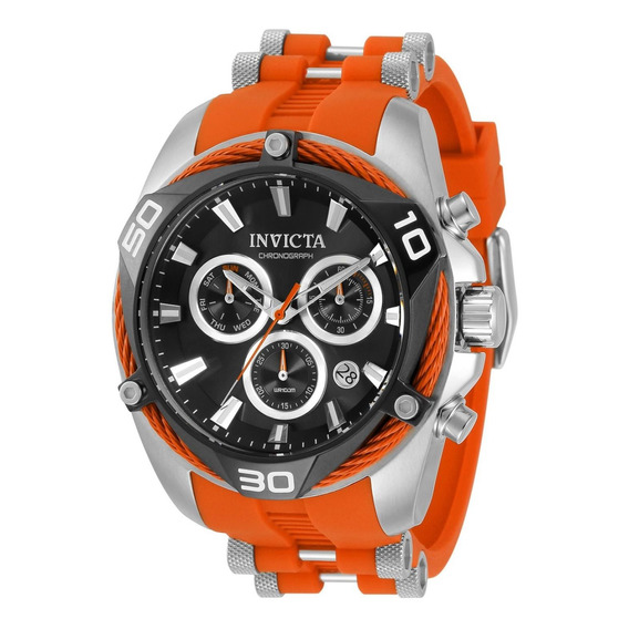 Reloj Invicta 31314 Acero, Naranja Hombre