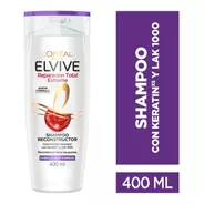 Shampoo Elvive Reparación Total Extreme Keratin Xs - 400ml