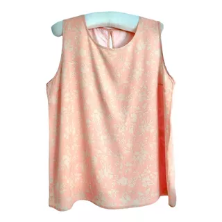 Blusa Coral Gota S /mangas Ropa Curvy Mujer Talles Grandes
