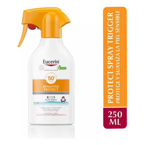 Protector Solar Corporal Para Niños Fps 50+ | Eucerin 250 Ml