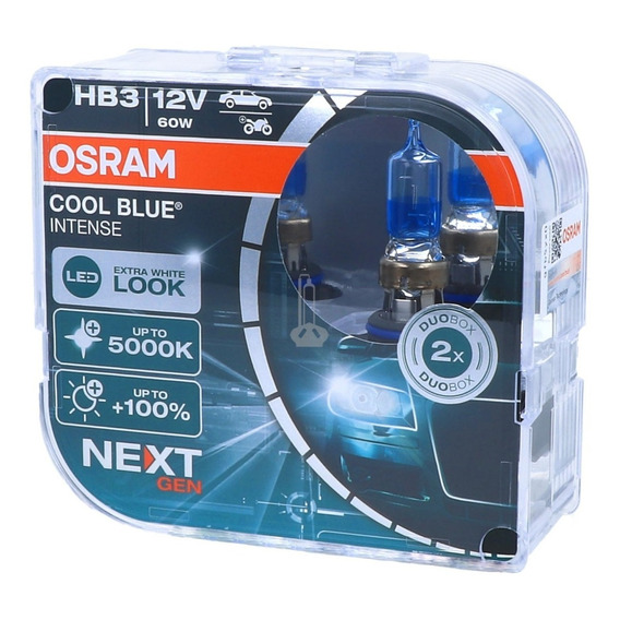 Ampolletas Hb3/9005 Osram Cool Blue® Intense 5000k Next Gen
