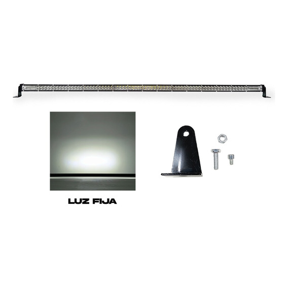 Barra Led Slim 480w Luz Blanco 160 Led 1.28mts Auto Camion