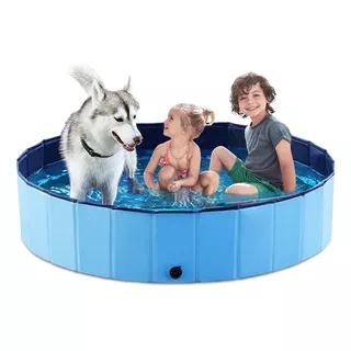 Piscina Plegable Bañera Portátil Para Perros Mascotas Niños