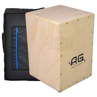 Cajon Flamenco Ag Original Percusión Funda Cd Curso Garantia