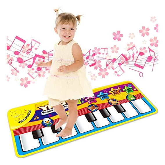 Alfombrilla Piano Musicales De 13 Teclas Para Niños De 72x28