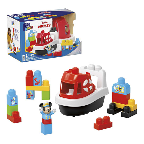 Mega Bloks Disney Juguete Construcción Clásico Bote Mickey