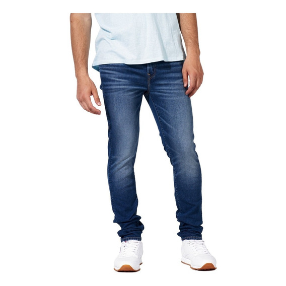 Jeans Airflex+ Skinny American Eagle Para Hombre Mwash