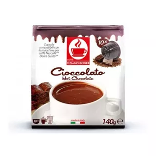 10 Capsulas Cafe Bonini Chocolate Compatible Dolce Gusto