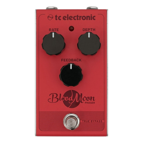 Tc Electronic Blood Moon Pedal Phaser Guitarra Eléctrica Color Rojo