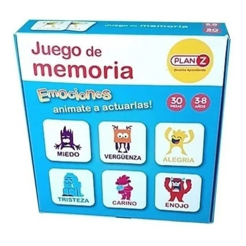 Juego Memoria Emociones Didactico Infantil Niño