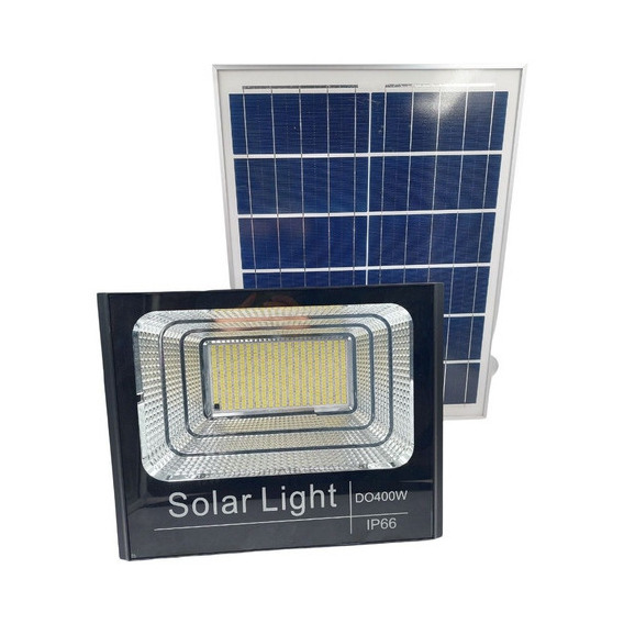 Reflector de foco LED solar de 400 W listo con control