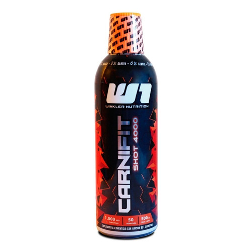 L-carnitina Líquida 4000 Carni Shot 500ml Winkler Nutrition Sabor Piña