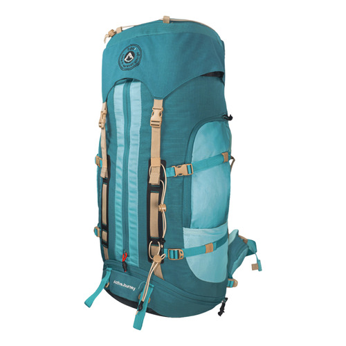 Mochila De Viaje T-go Active Journey Trekking Camping 65 + 5 Litros Ajuste Pectoral Cinturón Lumbar Varillas Internas Espaldar Ergonómico Cobertor De Lluvia Xs502 Turquesa