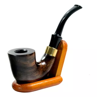 Cachimbo De Madeira Adous 923 + Case 