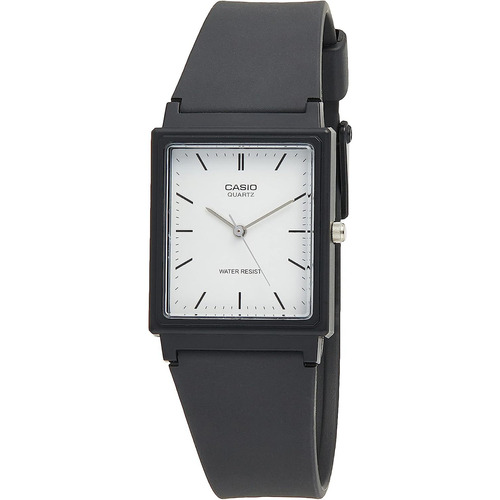 Reloj Casio Mq27-7e Mq27-7e Clásico Casual Color De La Correa Negro Color Del Bisel Negro Color Del Fondo Blanco
