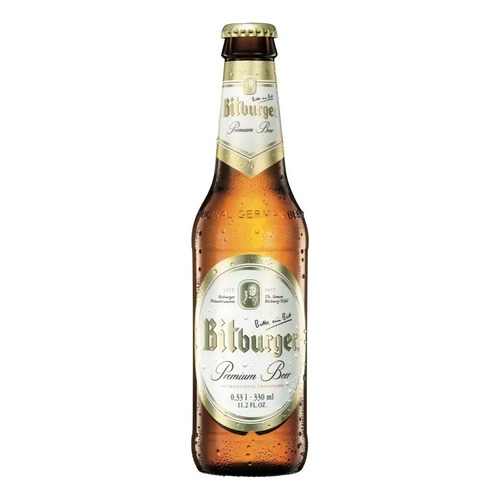 Cerveza Alemana Pilsen Bitburger Premium Pils 355 Ml