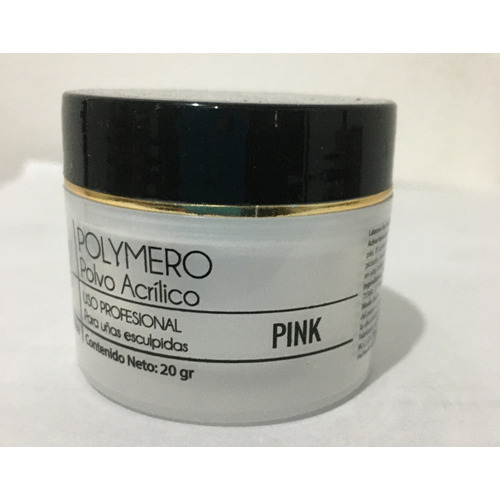 Polímeros Pinky Profesional X20g Acrílico Uñas Esculpidas Color Pink