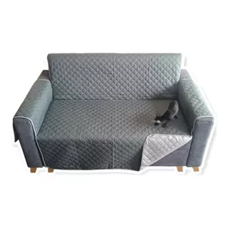 Protector Sofa, Forro, Mueble, Doble Faz 2 Puestos Mascotas