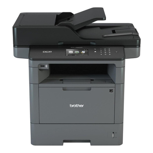 Impresora multifunción Brother Business DCP-L5650DN con wifi gris y negra 220V - 240V