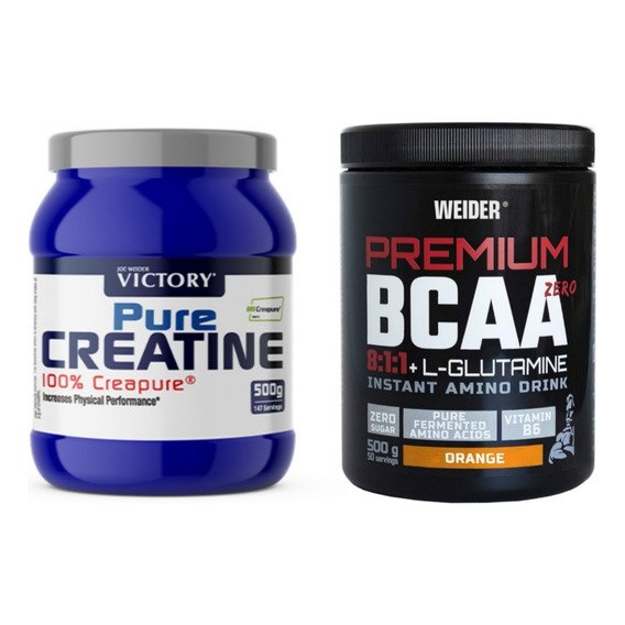 Creatina Pure Creatine Bcaa8.1.1 Fuerza Recuperacion Victory