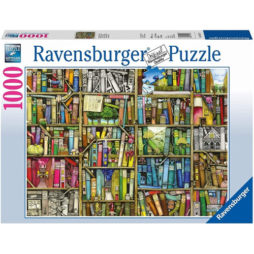 Rompecabezas Puzzle 1000 La Librería Extraña Ravensburger