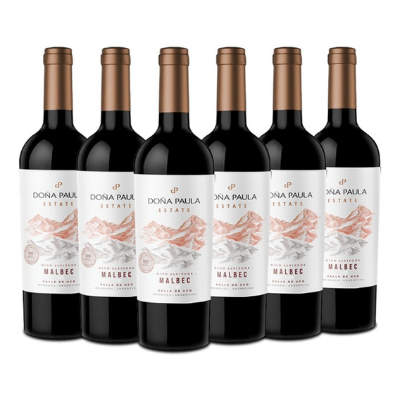 Vino Doña Paula Estate Malbec Caja X 6