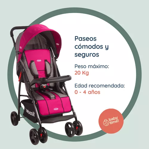 CARRIOLA PORTABEBE PLEGABLE Negro