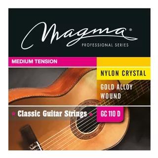 Encordado Guitarra Acustica Gc110d Magma Tension Media