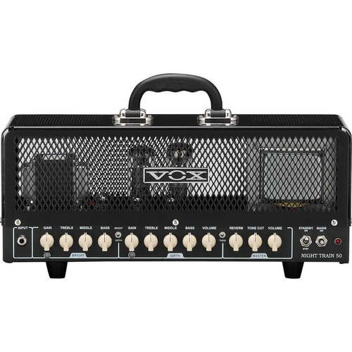 Amplificador Cabezal Valvular Vox Night Train Nt50h-g2 Color Negro