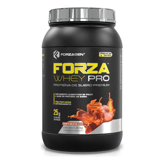 Forzagen | Forzawhey-pro 3lb | 100% Whey Protein Sabor Dulce de leche