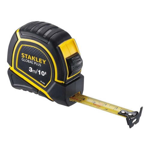 Cinta Métrica Global Plus 3 Mts 1/2 PuLG Stanley 30608