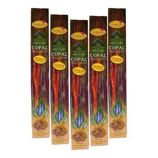 Incienso Copal 100% Puro, Vrindavan Larga Duración 50 Sticks