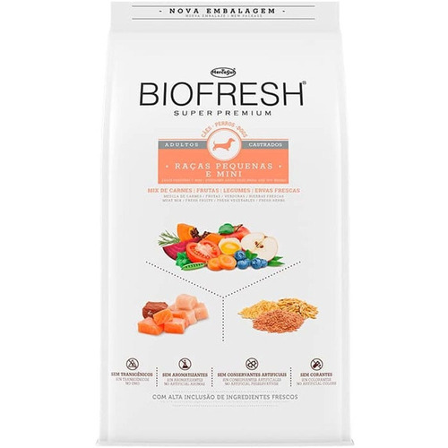 Alimento Biofresh Super Premium Perros Castrado Peq/mini 3kg