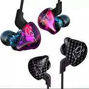 Auriculares In Ear Kz Zst Pro 2 Vias Monitoreo Con Mic