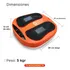Masajeadora Térmica Para Pies Power Legs Con Calor Color Naranja 1