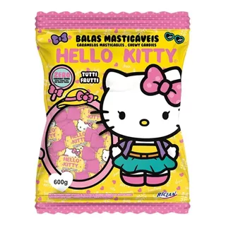 Bala Mastigável Hello Kitty 600g- Freegells